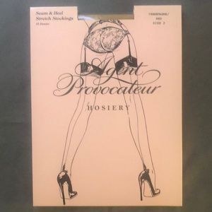 Agent Provocateur Seam & Heel Stockings.